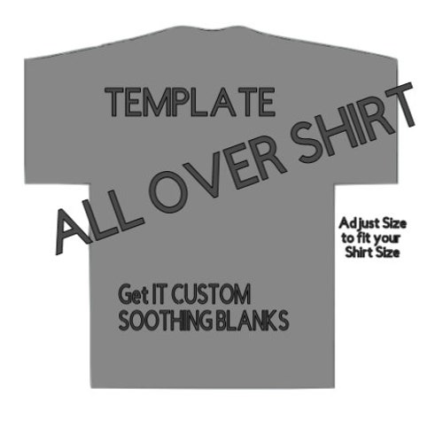 All Over Shirt Template for Sublimation Svg Png Cut Files Etsy All Over Shirt Template for Sublimation Svg Png Cut Files Etsy