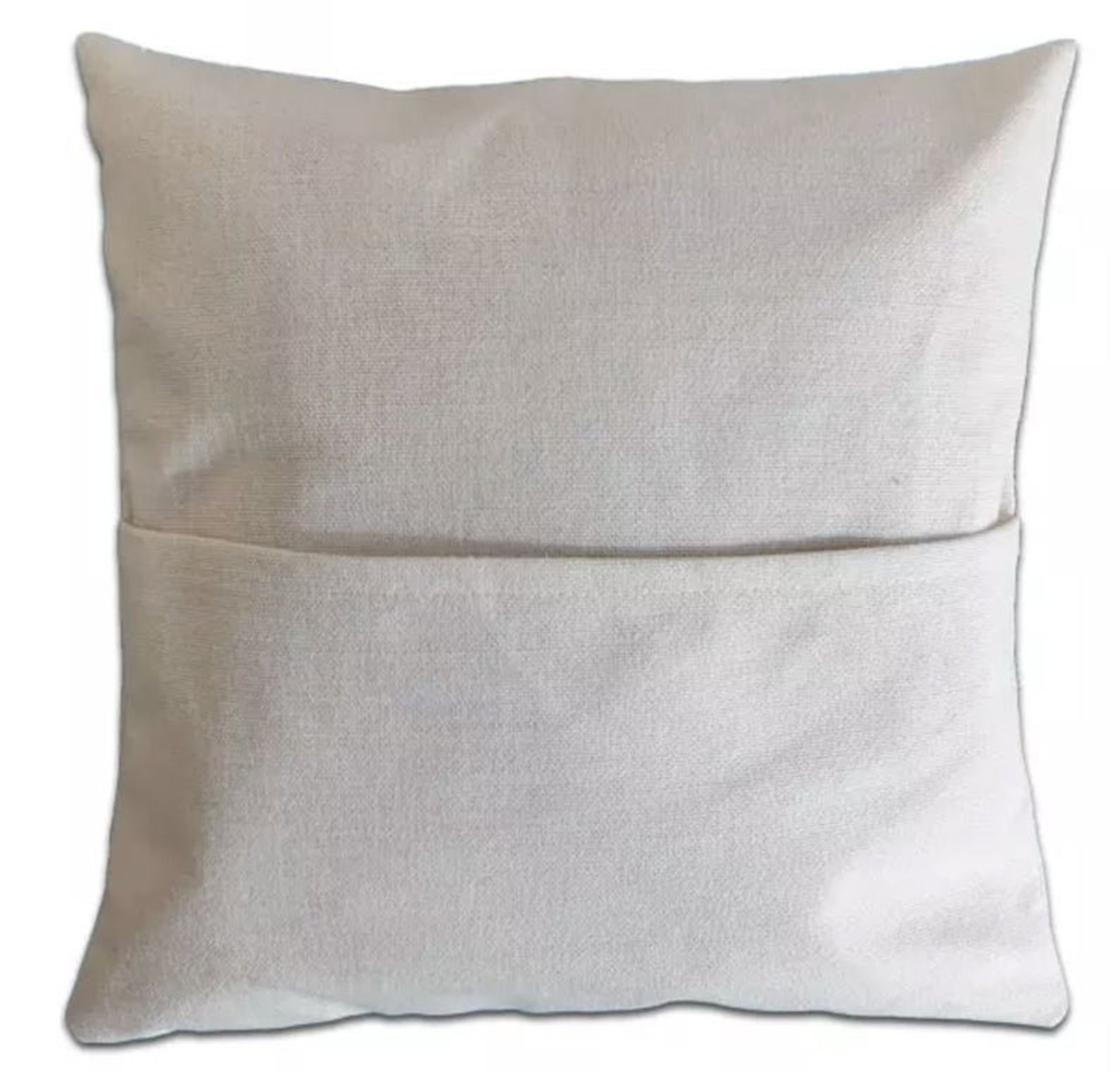 Book Pillow Cover/ Pillow with Pocket Cover/ Blank Pocket Etsy