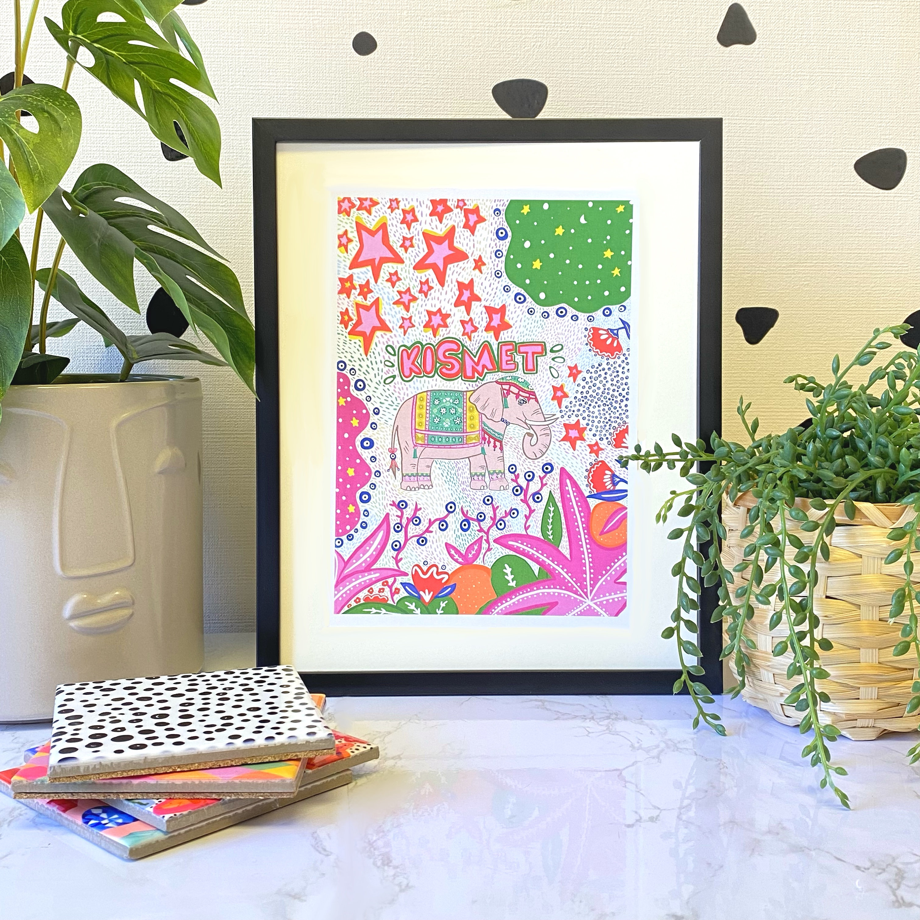 Kismet Print Gifts for Her Positive Motivational Art Print Etsy UK