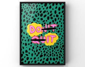 Do It Print: Motivierendes Wandbild