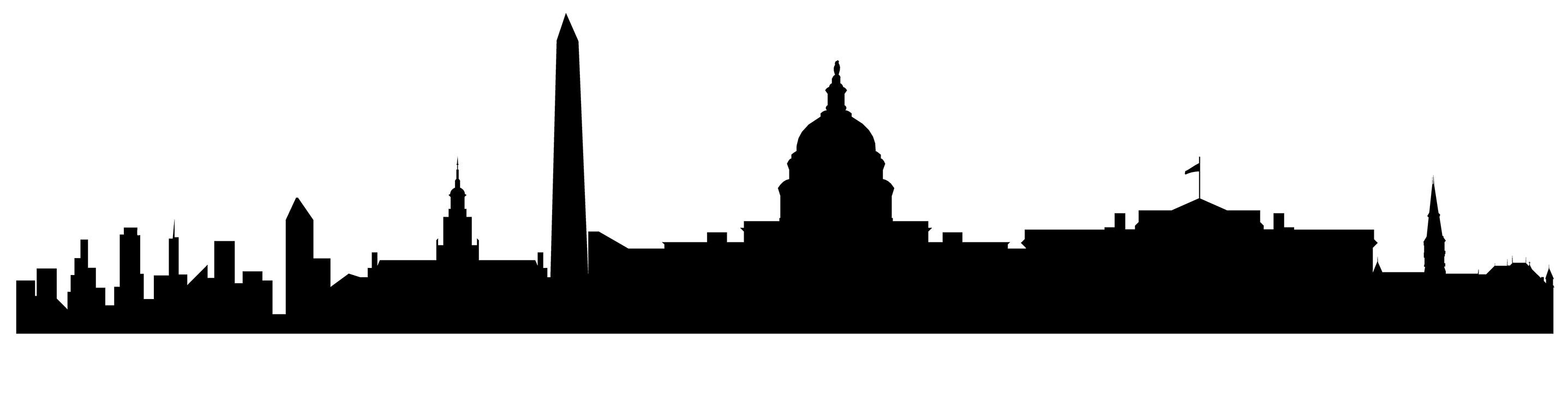 Skyline Washington Décoration Murale en Impression 3D