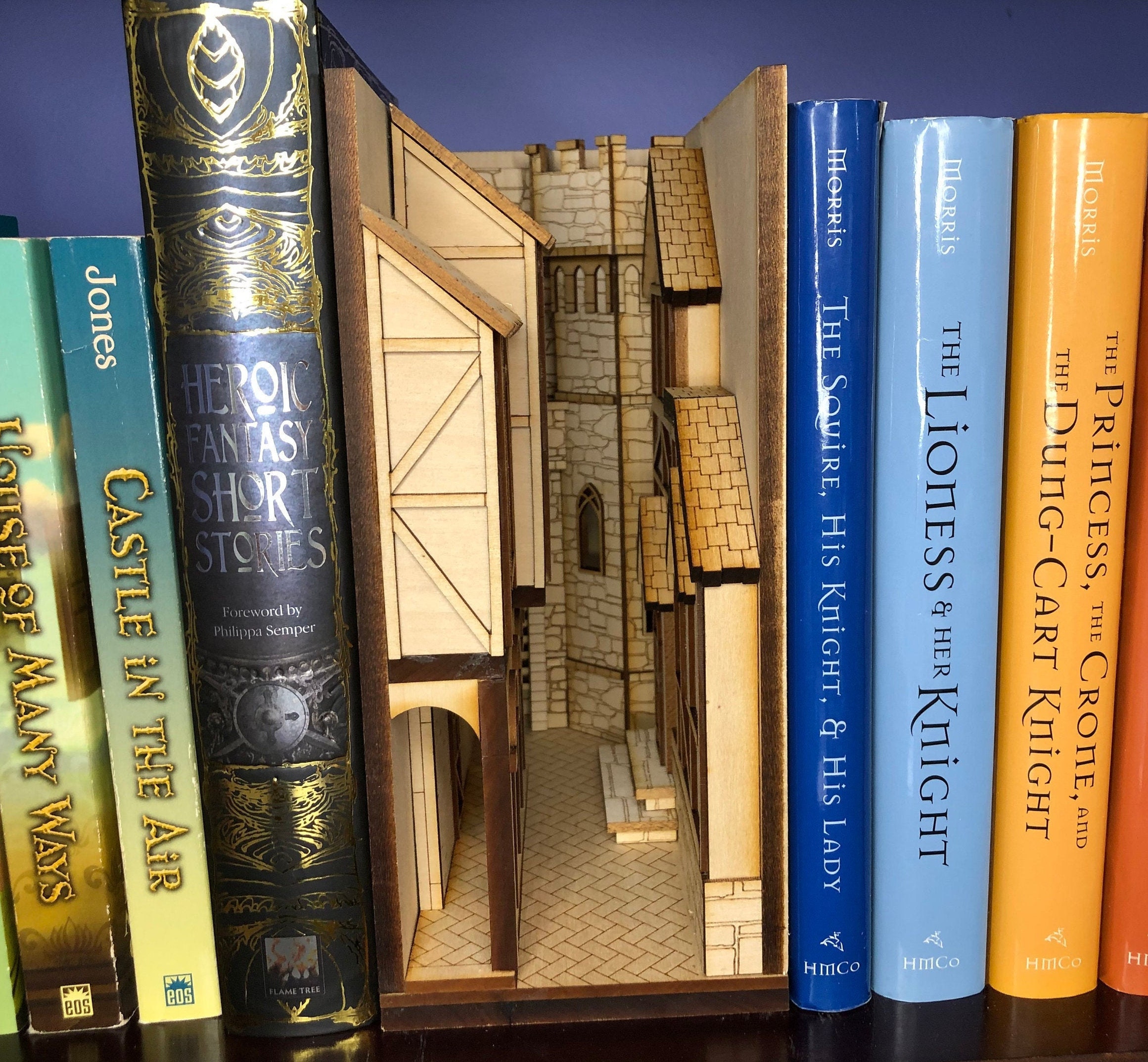 Old World Book Nook Shelf Insert Kit