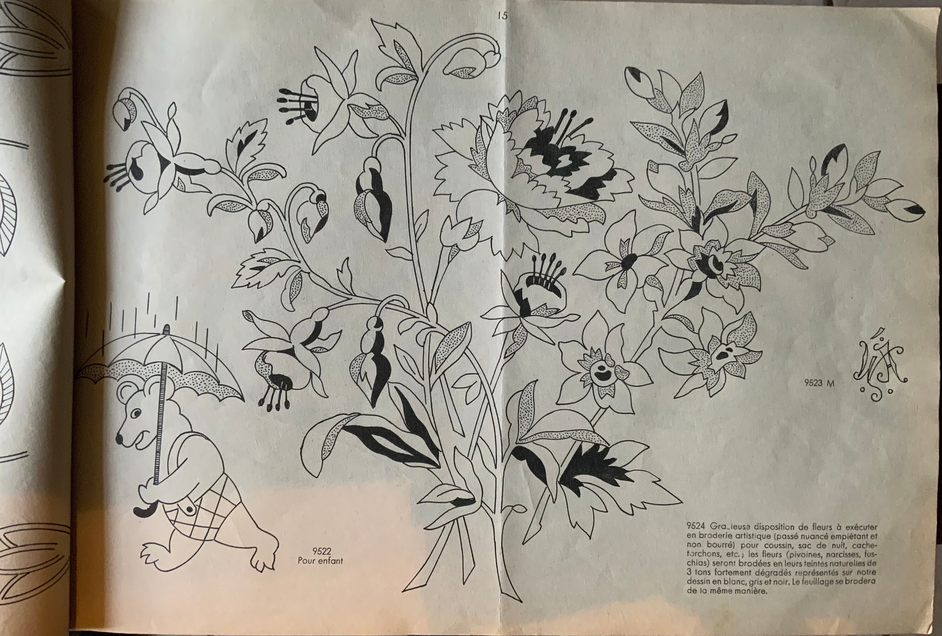 Album de modèles de broderie datant de 1901 - BROC' EN' GUCHE
