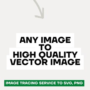 Può includere: Testo bianco su sfondo nero che dice "ANY IMAGE TO HIGH QUALITY VECTOR IMAGE". Sotto il testo c'è un rettangolo verde con il testo "IMAGE TRACING SERVICE TO SVG, PNG". Il numero "01" è nell'angolo in basso a destra dell'immagine.