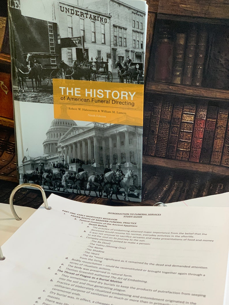 Study Guide the History of American Funeral Directing | Etsy