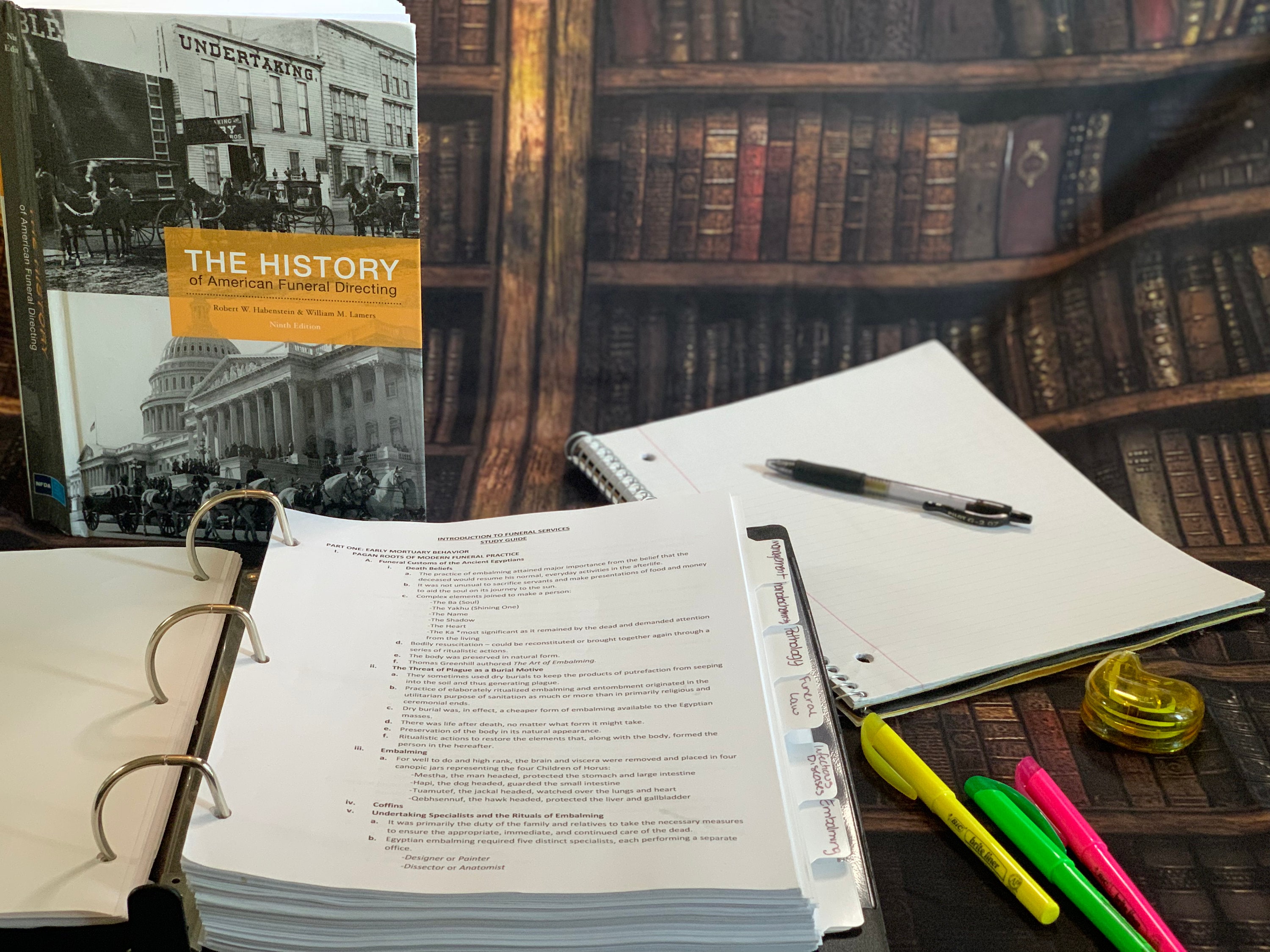 Study Guide the History of American Funeral Directing | Etsy