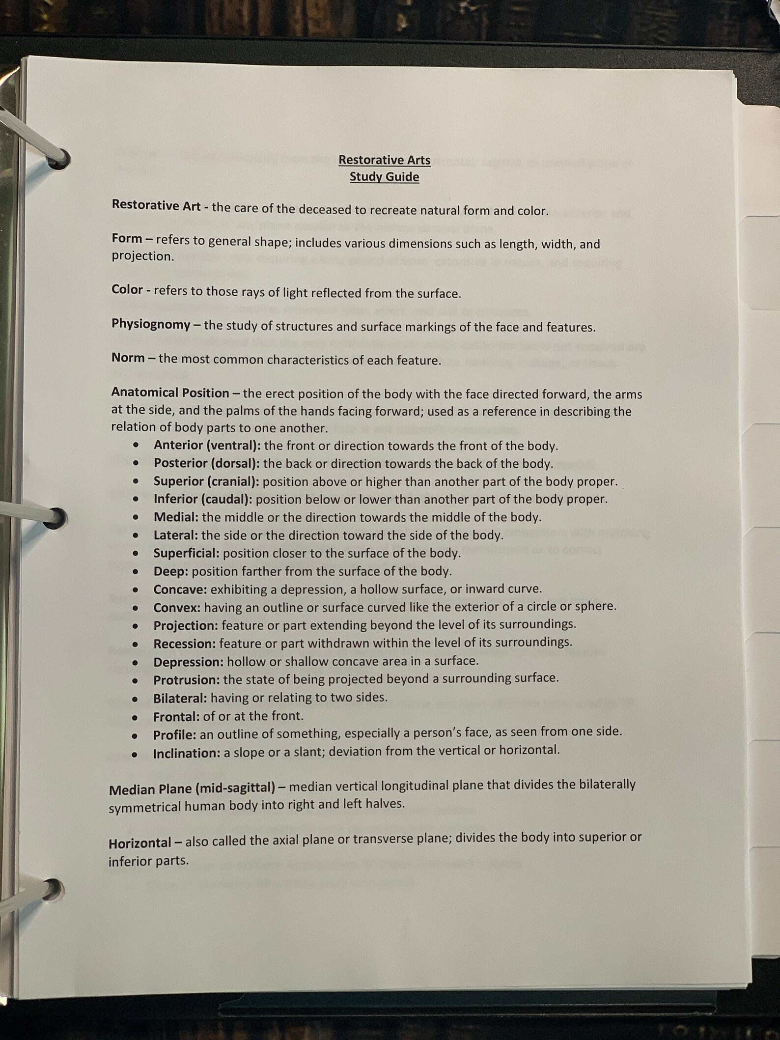 Study Guide Restorative Art Foundation and Practice Etsy