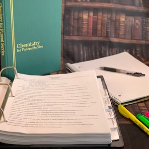 Study Guide | Thanatochemistry | Chemistry for Funeral Service