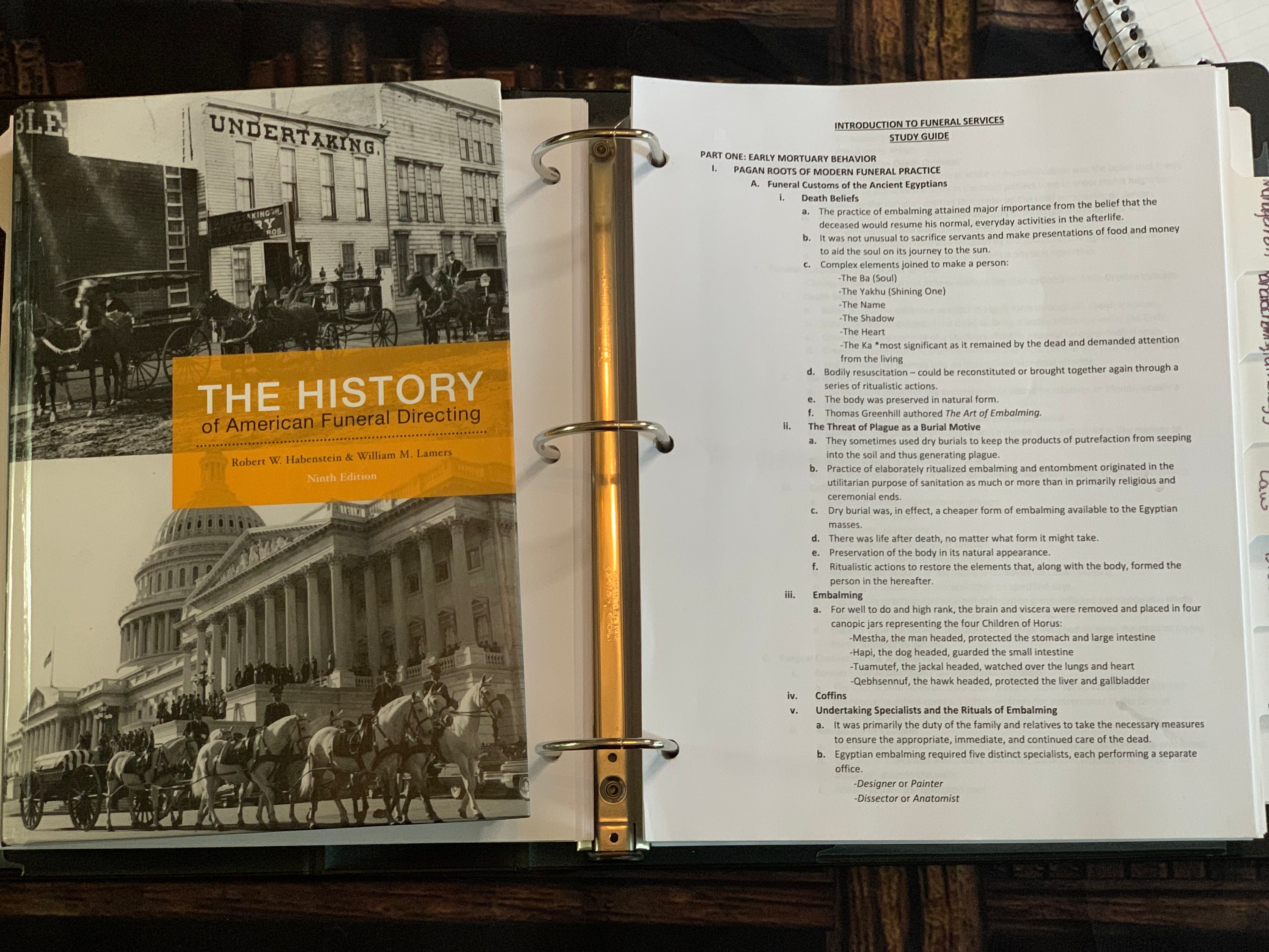 Study Guide the History of American Funeral Directing | Etsy