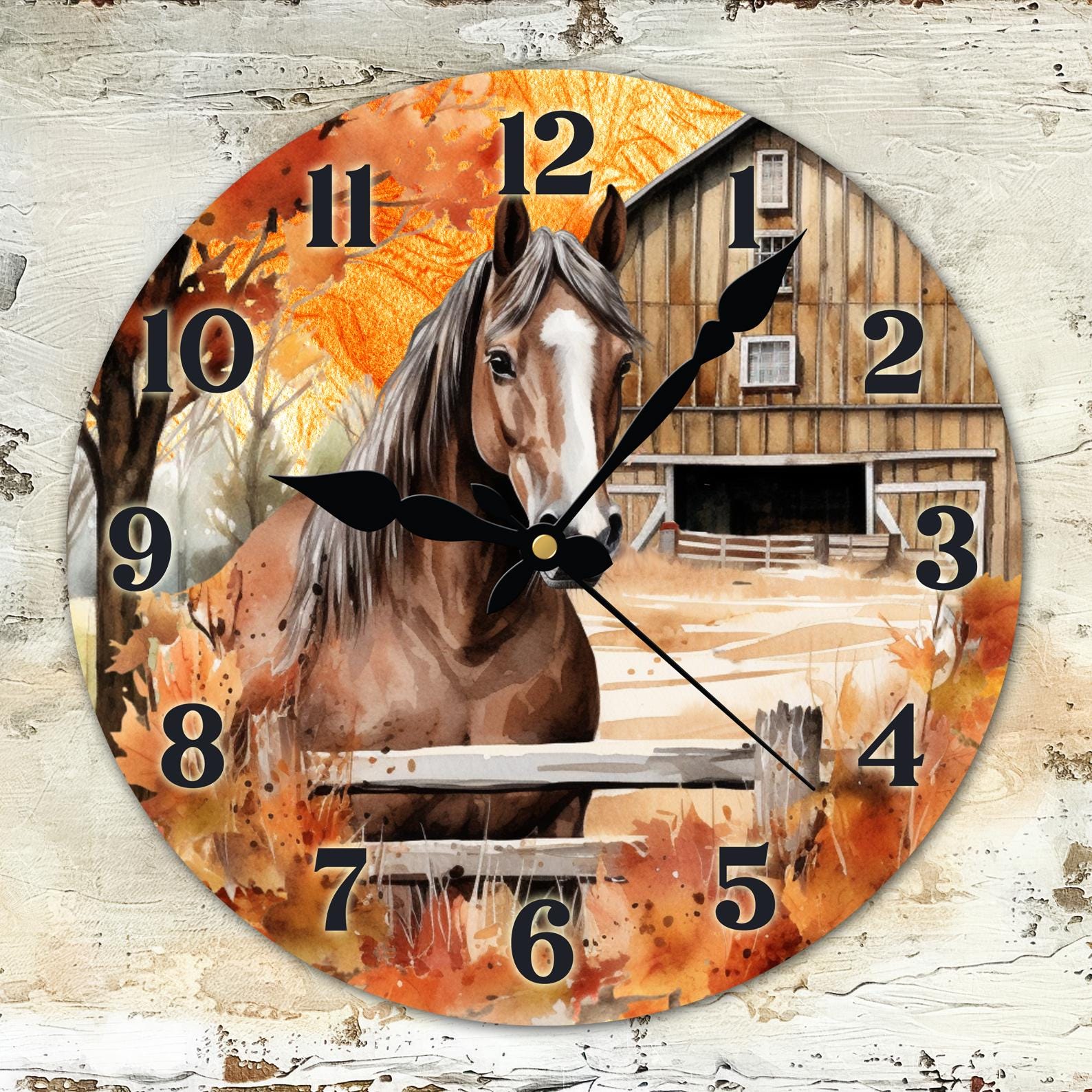 Orologio vintage con cavalli Italia