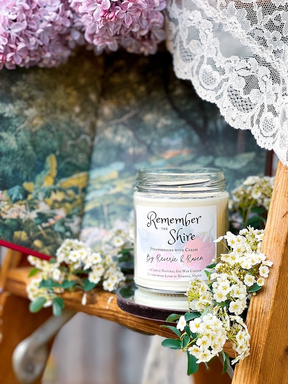 Remember the Shire Strawberries With Cream Literary Etsy