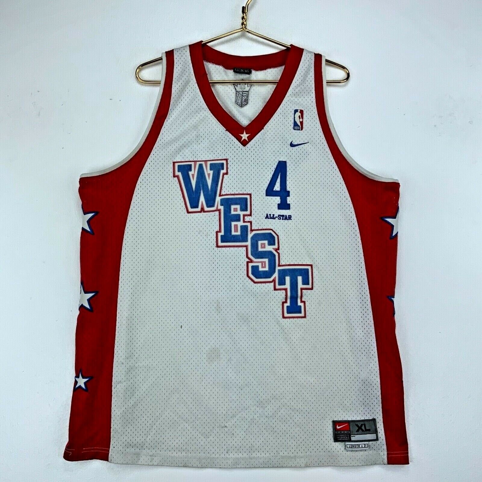 Chris Weber 4 West All Star Nike Vintage Jersey Size XL White -  Norway