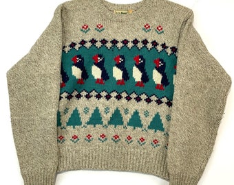 vintage penguin sweater