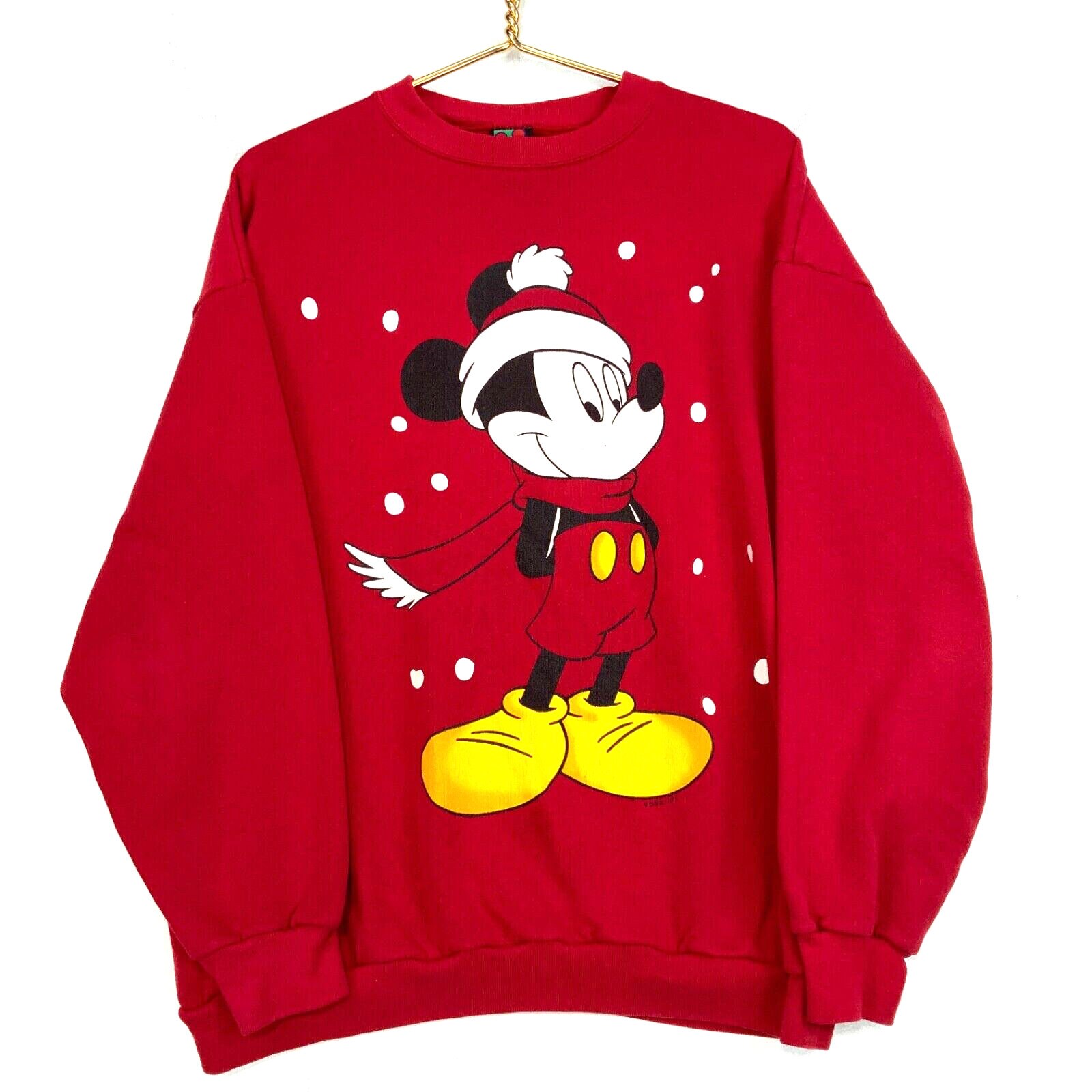 Mickey mouse christmas sweatshirt hotsell