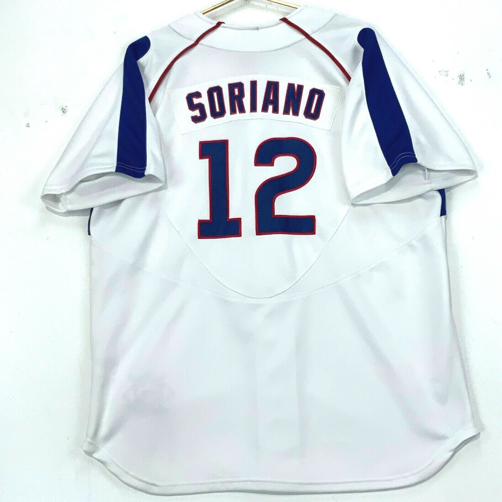 Alfonso Soriano 12 Nike Jersey Size Large White MLB -  Denmark