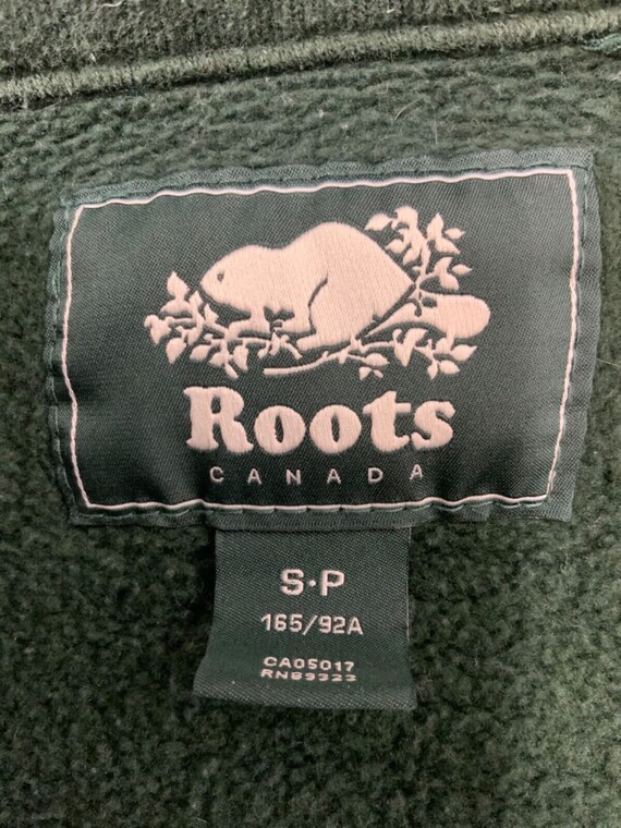 Roots Canada Sweatshirt Mens Small Green 1 4 Zip Pullover Beaver Etsy Ireland