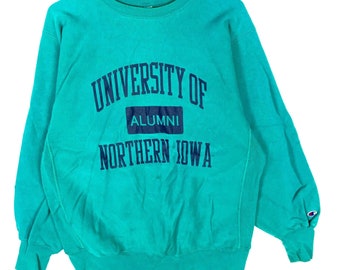 Vintage Champion Reverse Weave University of Northern Iowa Sweatshirt XL USA