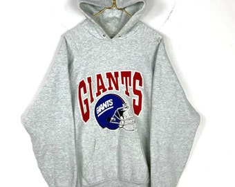 Vintage New York Giants Sweatshirt Hoodie Größe XL Nfl Football Made In USA 90er Jahre