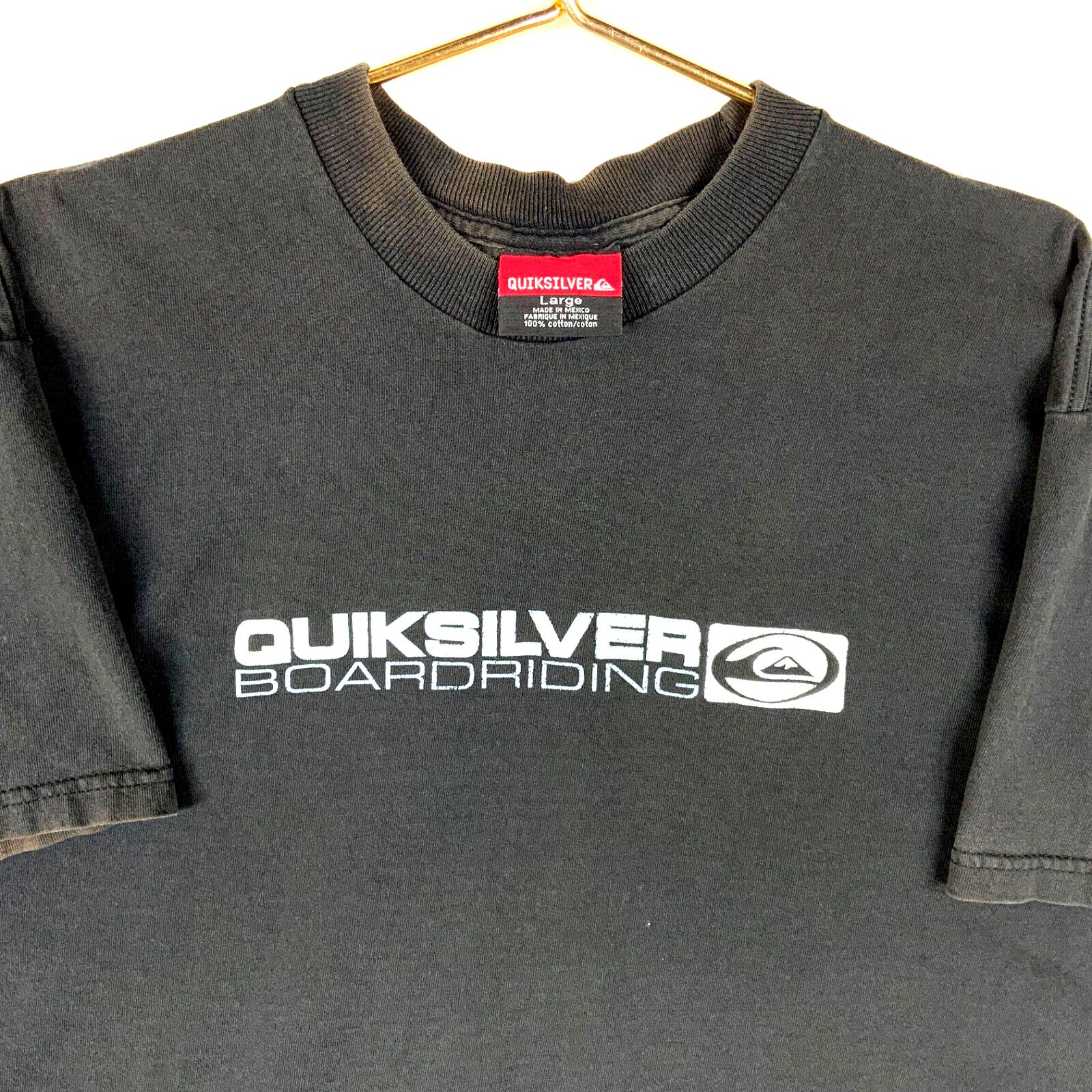 90s.Quiksilver ボディボードTシャツ Vintage Quiksilver Boardwear Vtg 90's Rare T shirt Skate