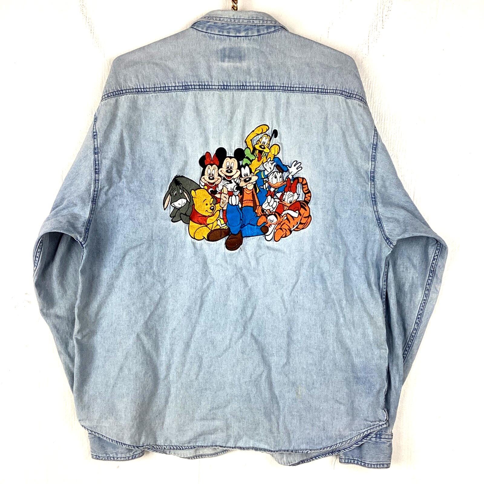 ヴィンテージ ディズニー ミッキーマウス＆フレンズ デニムシャツ