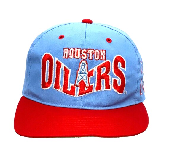 Vintage Houston Oilers Snapback Hat Cap Blue Nfl Football 90s - Etsy 