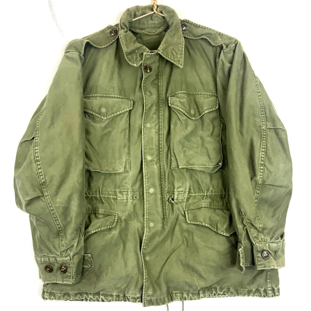 Vintage Military M52 Jacket Size Small Green Vietnam Era 60s 70s - Etsy