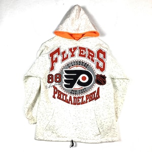 Vintage Eric Lindros Philadelphia Flyers Sweatshirt Hoodie Size Medium White