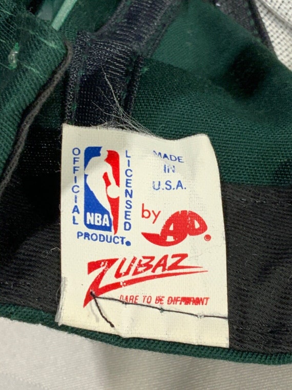 Vintage Milwaukee Bucks Zubaz Snapback Hat Cap Gr… - image 3