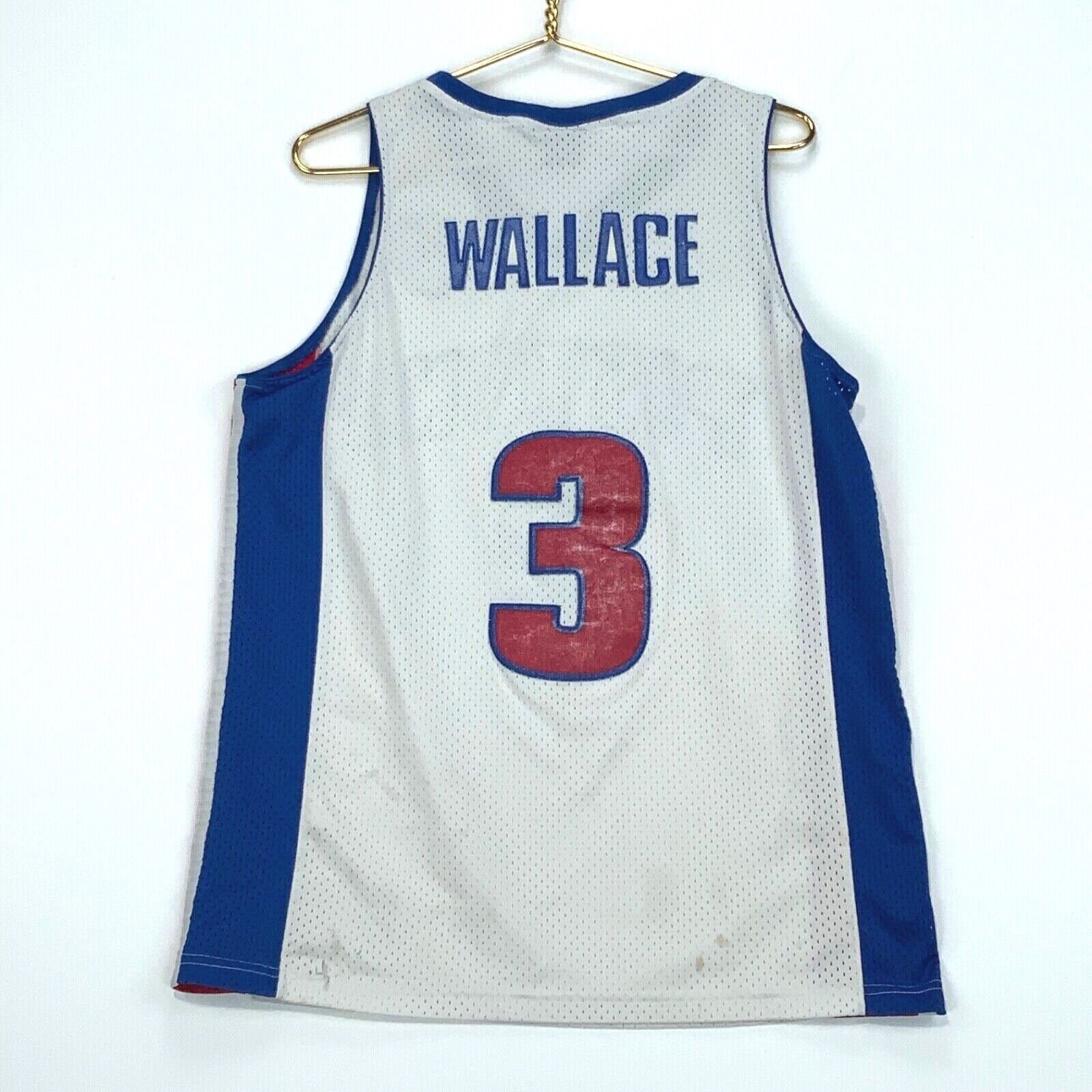 Detroit Pistons Vintage Ben Wallace NBA Authentics Reebok Youth M Jersey