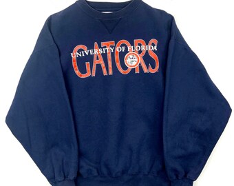 Vintage Florida Gators Sweatshirt Crewneck Extra Large Blue Ncaa 90s