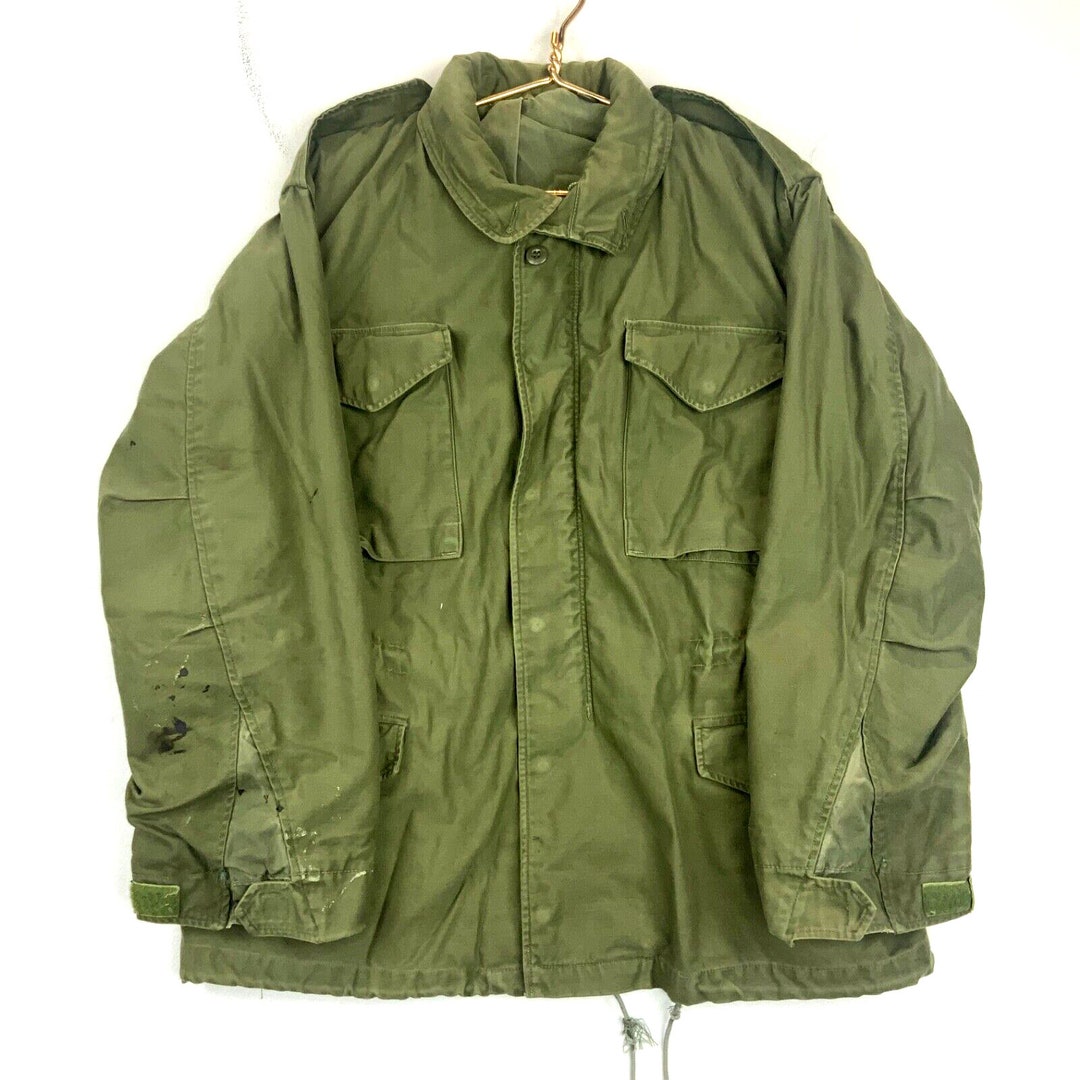 Vintage Military M55 Jacket Size Medium Green Vietnam Era 60s 70s - Etsy