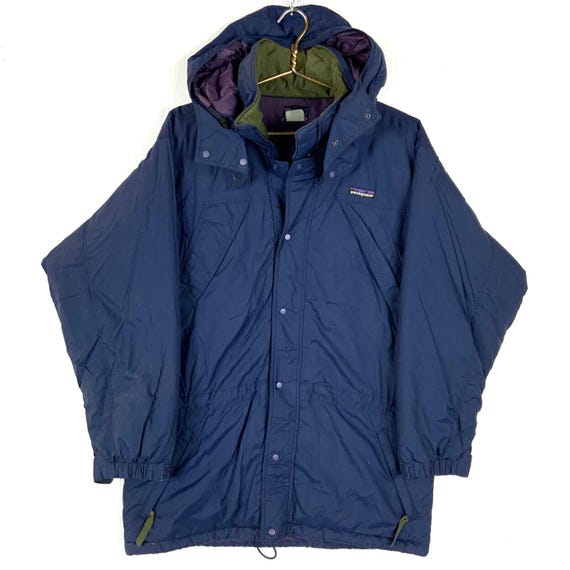 Patagonia Das Parka Puffer Jacket Size Small Blue Full Zip