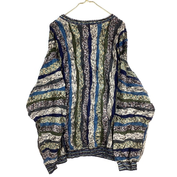 Vintage Tundra 3D Knit Crewneck Sweater Size 4XL … - image 2