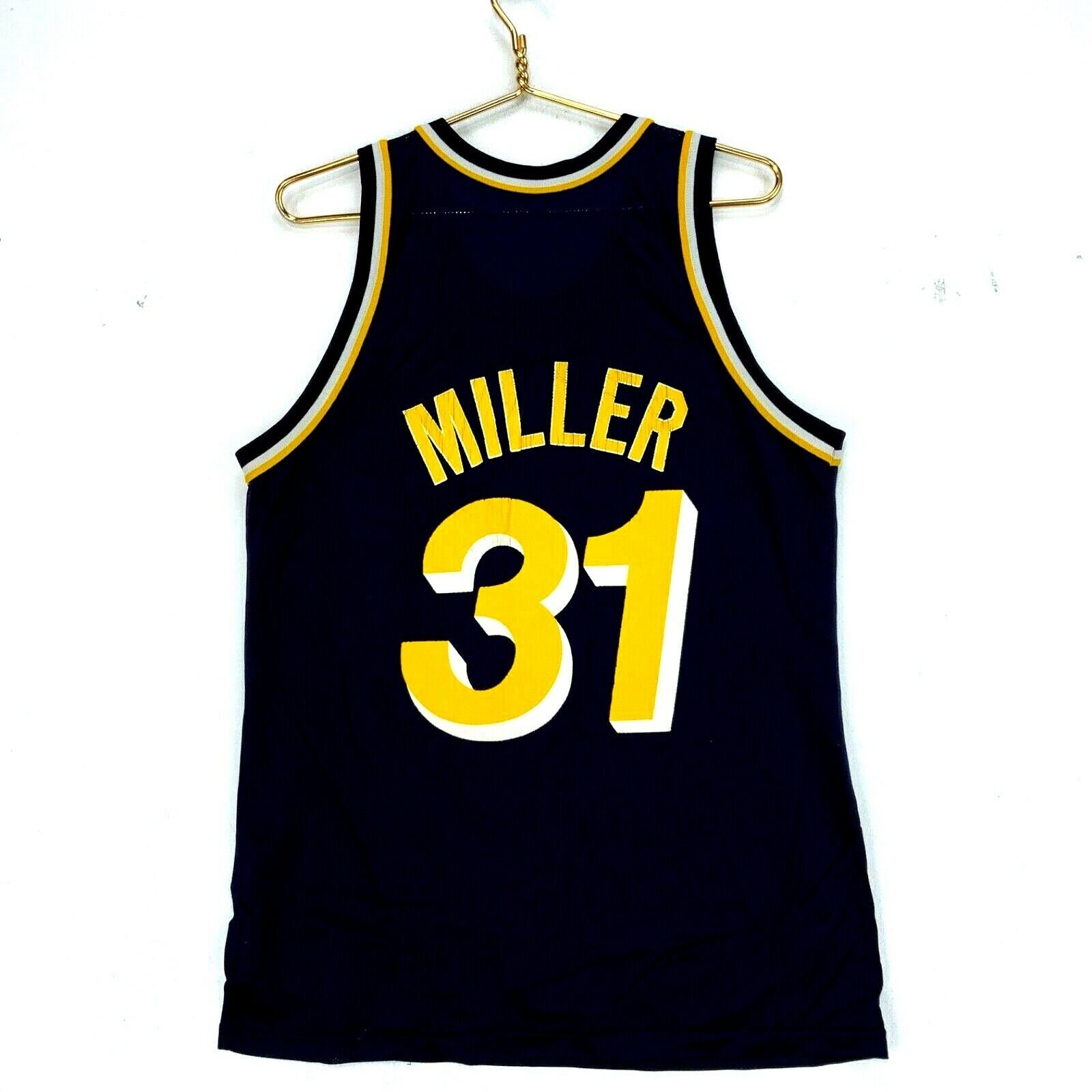 Reggie Miller 31 Indiana Pacers Kampioen Vintage Jersey Maat 44