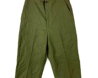 1950s US Army M-51 Wool Field Trouser Korean War M-1951 Small  