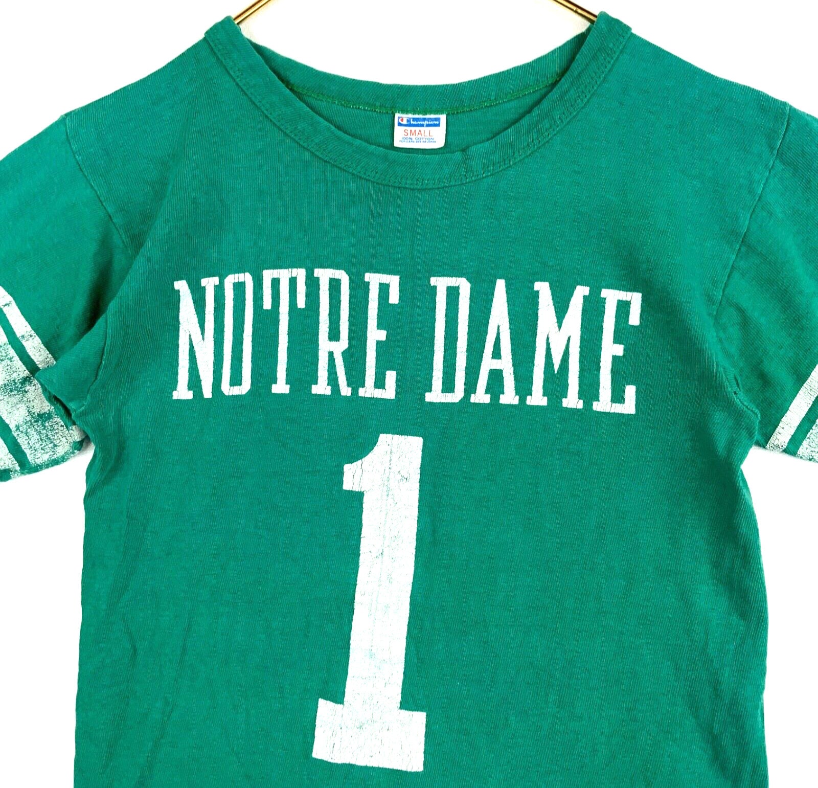Vintage Notre Dame Fighting Irish Champion T-shirt Small Ncaa Etsy