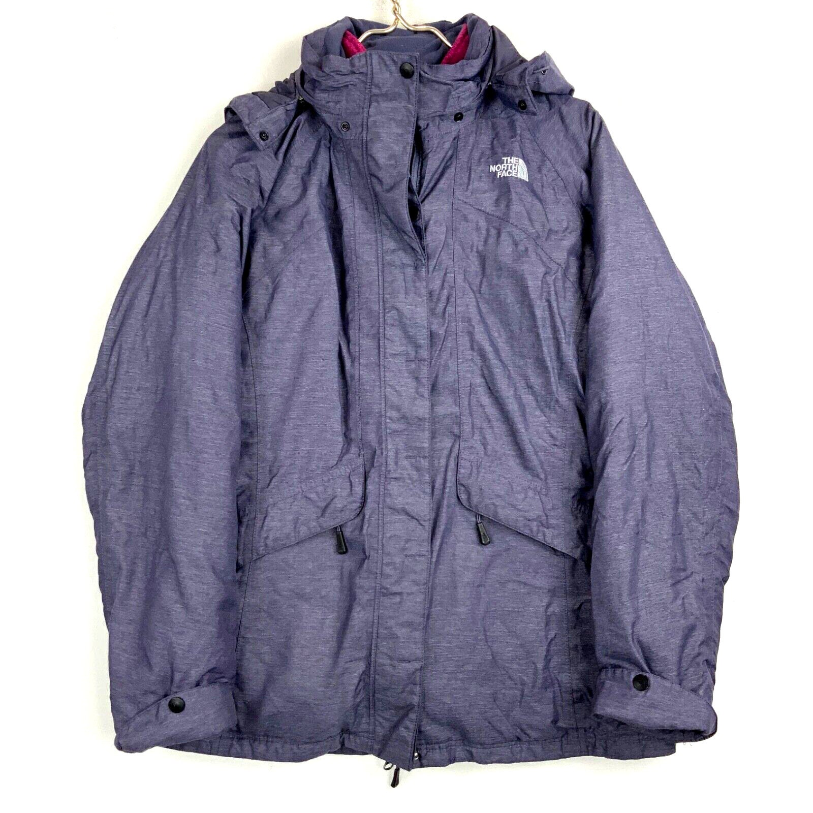 The North Face Hyvent Women s Full Zip Jacket Size Large Purple Etsy