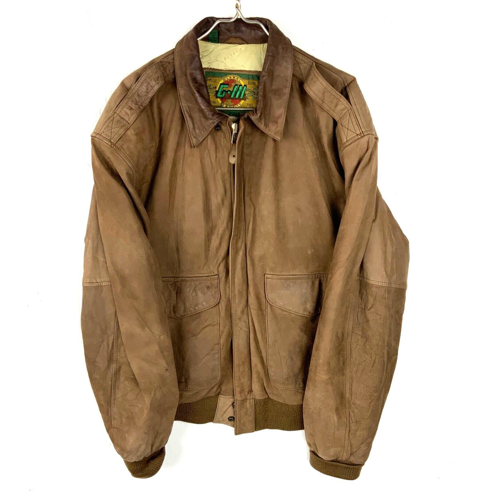 G Iii Leather Jacket - Etsy Canada G Iii Leather Jacket - Etsy Canada