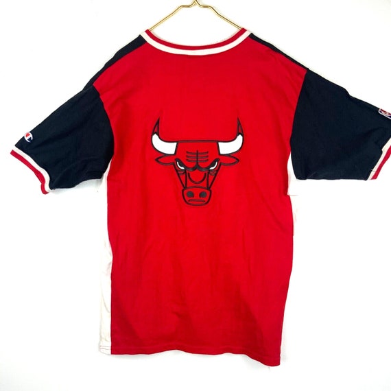 Vintage Chicago Bulls Champion Shooting Shirt Siz… - image 2
