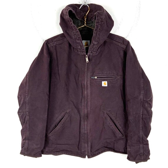 Carhartt sherpa lined sierra jacket deals
