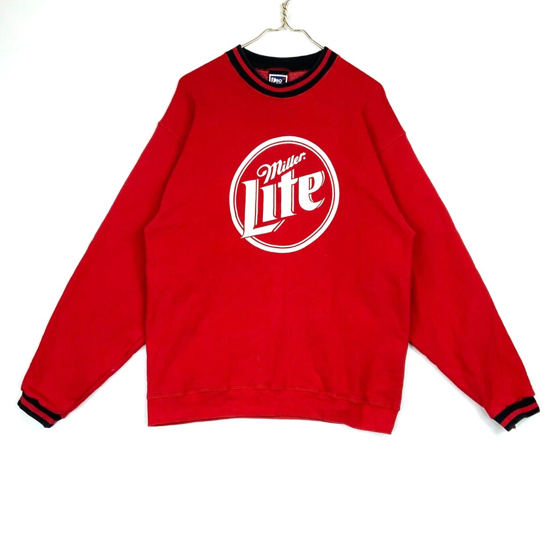 Vintage Miller Lite Beer Pro Player Sweatshirt Crewneck Size Etsy