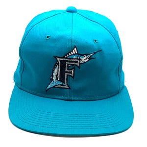 Vintage Florida Marlins G Cap SnapBack Hat Cap Adjustable Mlb