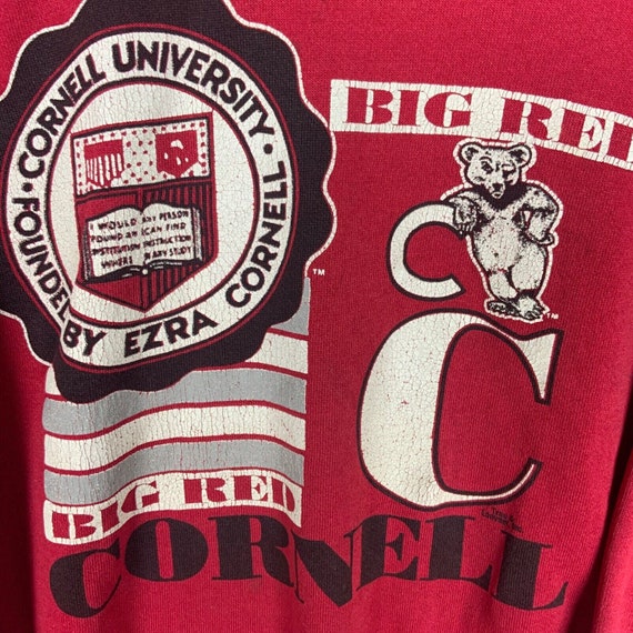 Vintage Cornell University Sweatshirt Crewneck Ex… - image 4