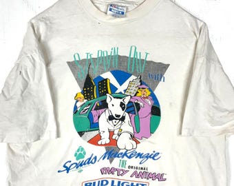 XL USA製 80's/1986 BUD LIGHT ビール Tシャツ XL USA製 80's/1986 BUD LIGHT ビール Tシャツ