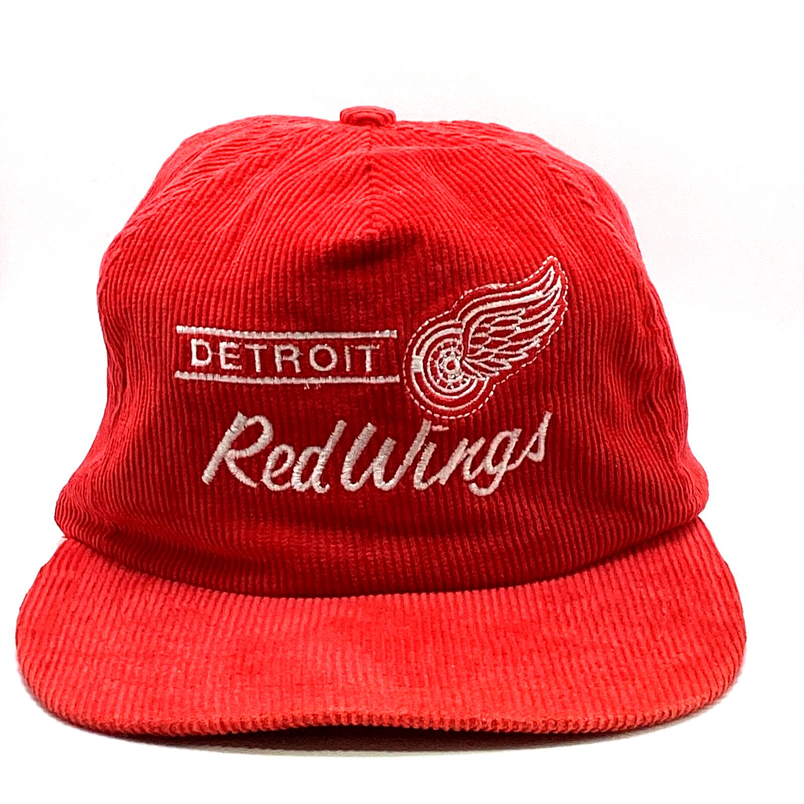 Casquette Snapback Vintage CCM Detroit Red Wings – Rouge Et Noir, Ajustable, LNH