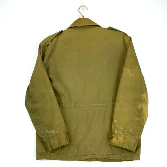 Vintage Military M-52 Field Coat Jacket Size Medi… - image 3