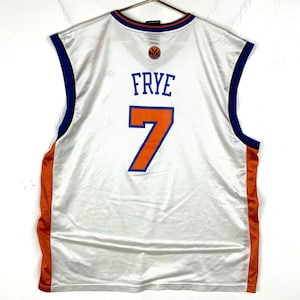 New York Knicks Reebok Jersey 2XL White Nba Basketball Authentics Channing Frye