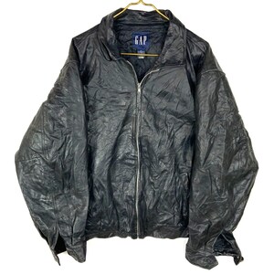 Gap Leather Jacket - Etsy Canada