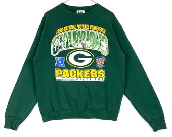 Vintage Green Bay Packers Super Bowl 1997 Sweatshirt Crewneck XL Made Usa Nfl
