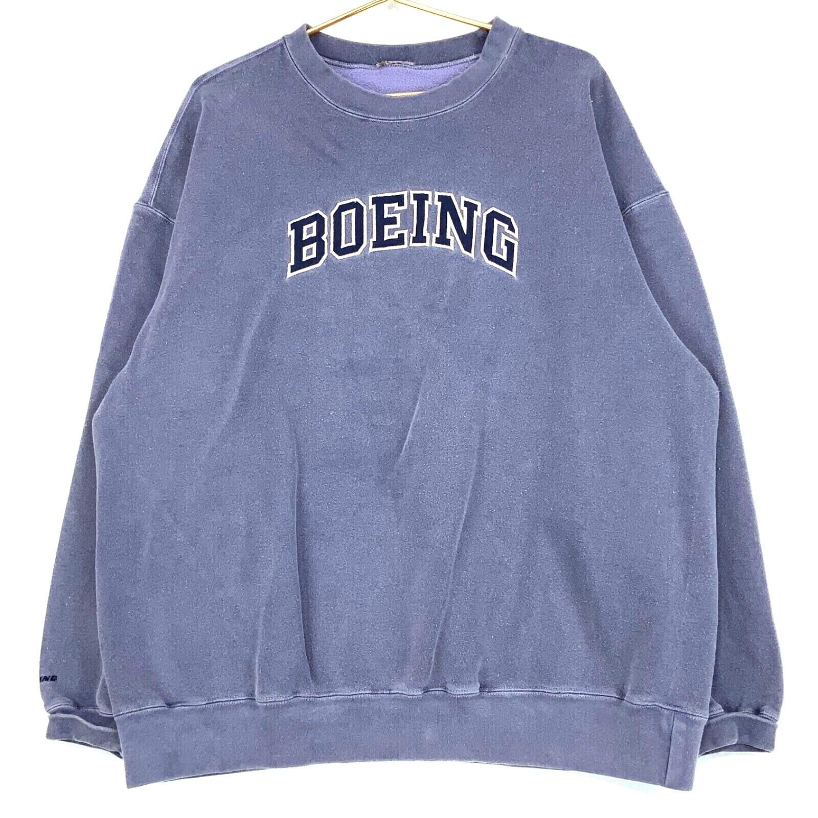Vintage Boeing Sweatshirt Crewneck Size 2XL Gray Embroidered - Etsy